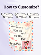 Custom Love Blanket for Wife