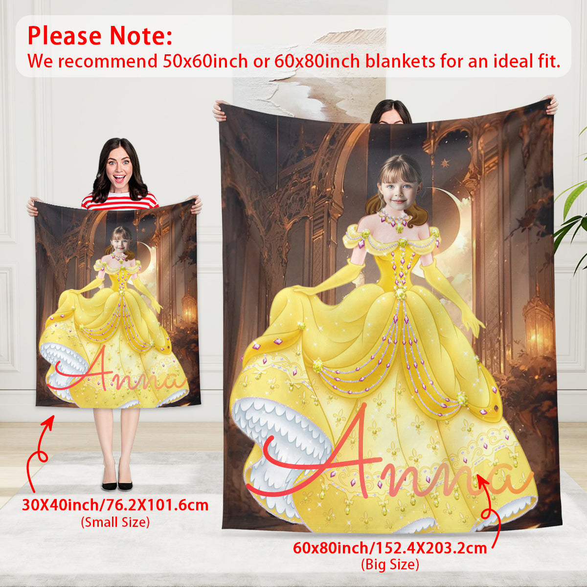 Cartoon Dreams Personalized Blankets