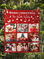 Personalized Blanket for Christmas with Photos