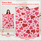 Heart Blanket – Valentine’s Gift for Couples
