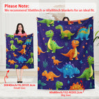 Cartoon Dinosaur Blanket