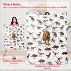 Cartoon Dinosaur Blanket