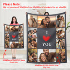 A Cozy Photo Blanket Made for Couples in Love