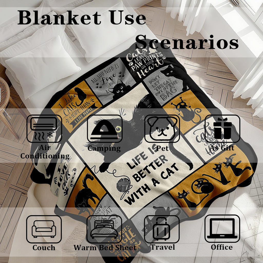 Specific Cozy Polyester Animal Blankets
