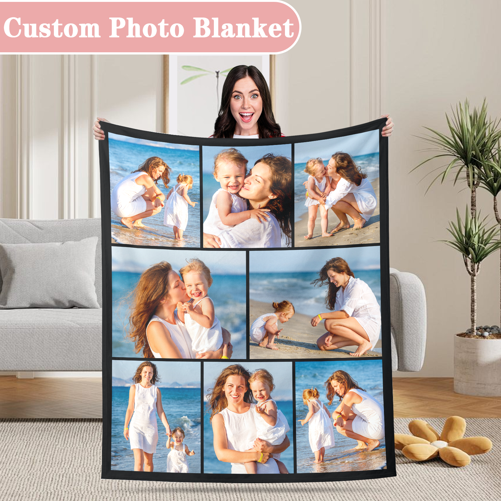 Personalized Family Keepsake Blanket