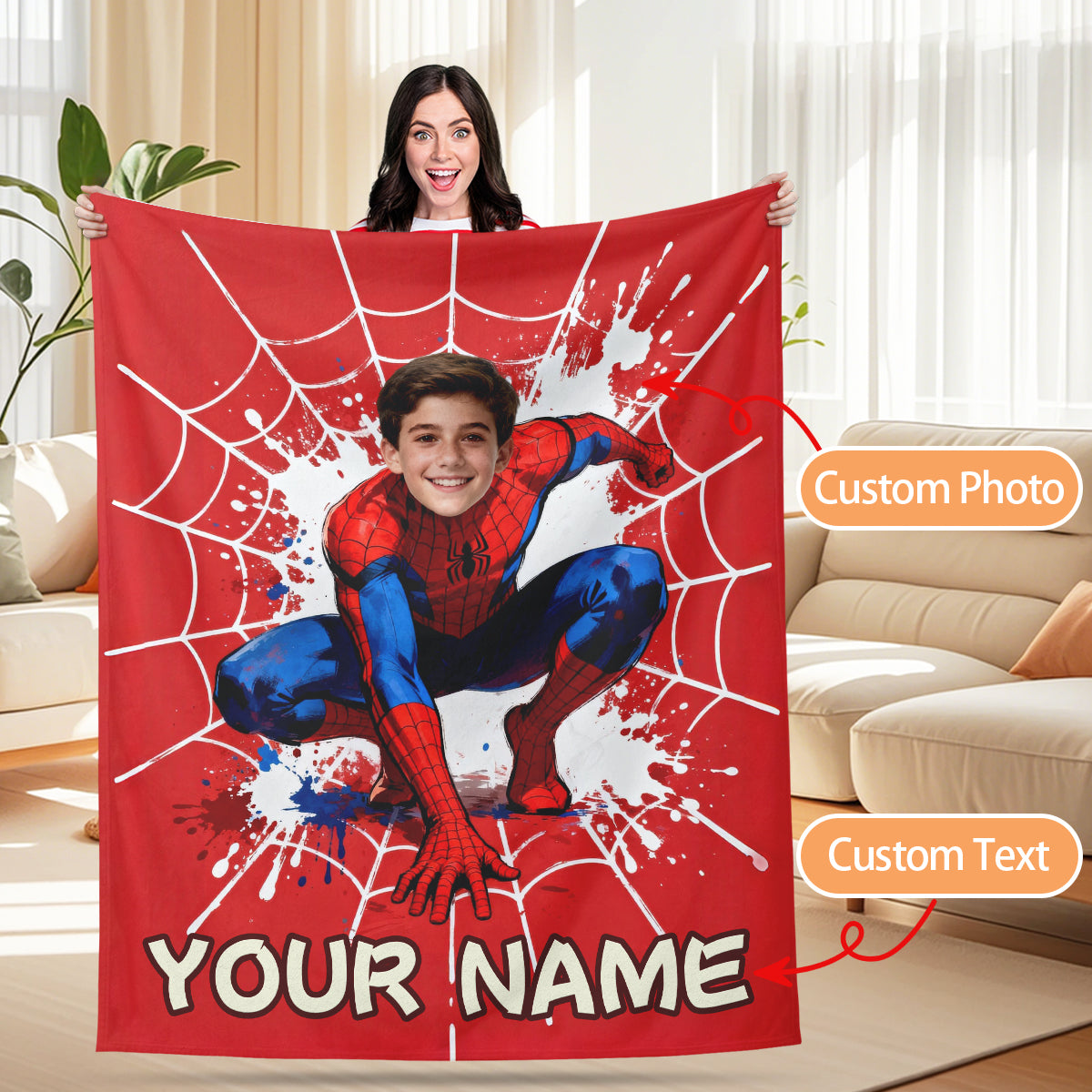 Spider-Man Heroes Custom Blanket