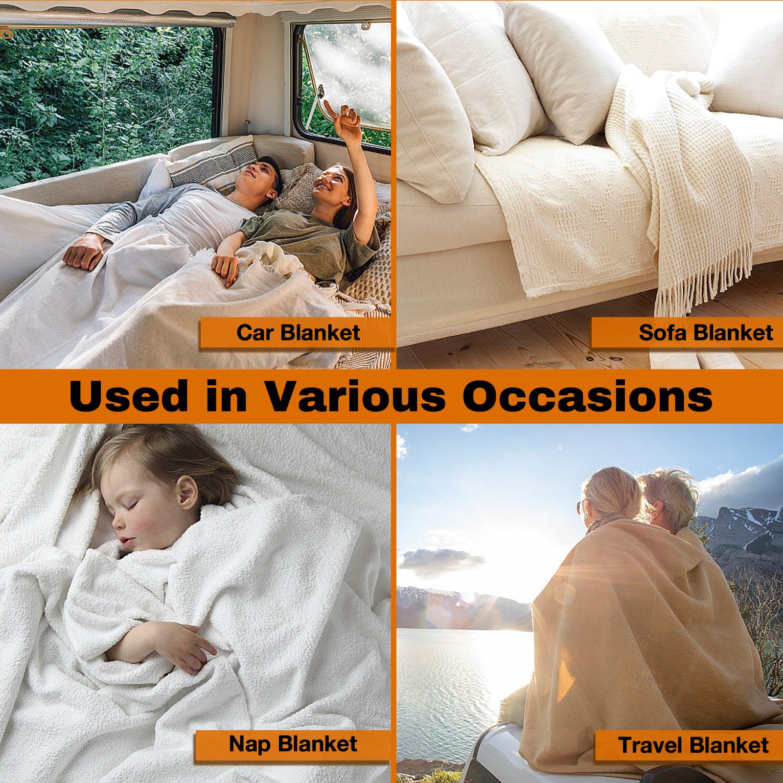 Custom Photo Blanket for Couples