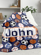 Custom Blankets for Sports Lovers with Name