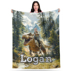 Cartoon Dreams Personalized Blankets
