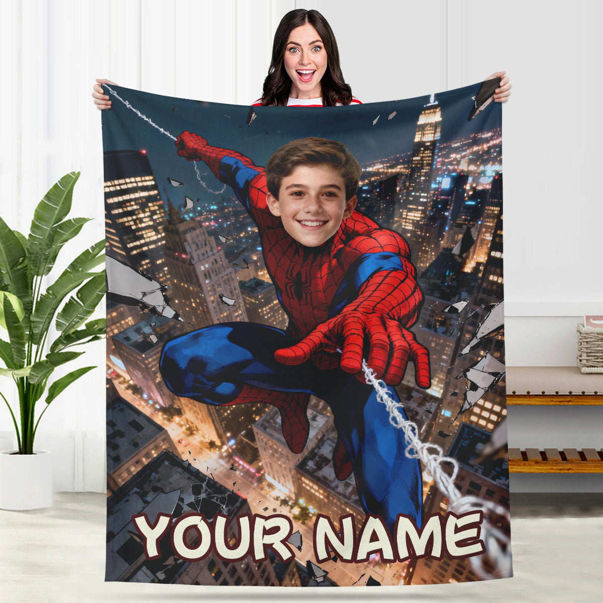 Spider-Man Heroes Custom Blanket