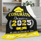 Custom Graduate Blanket