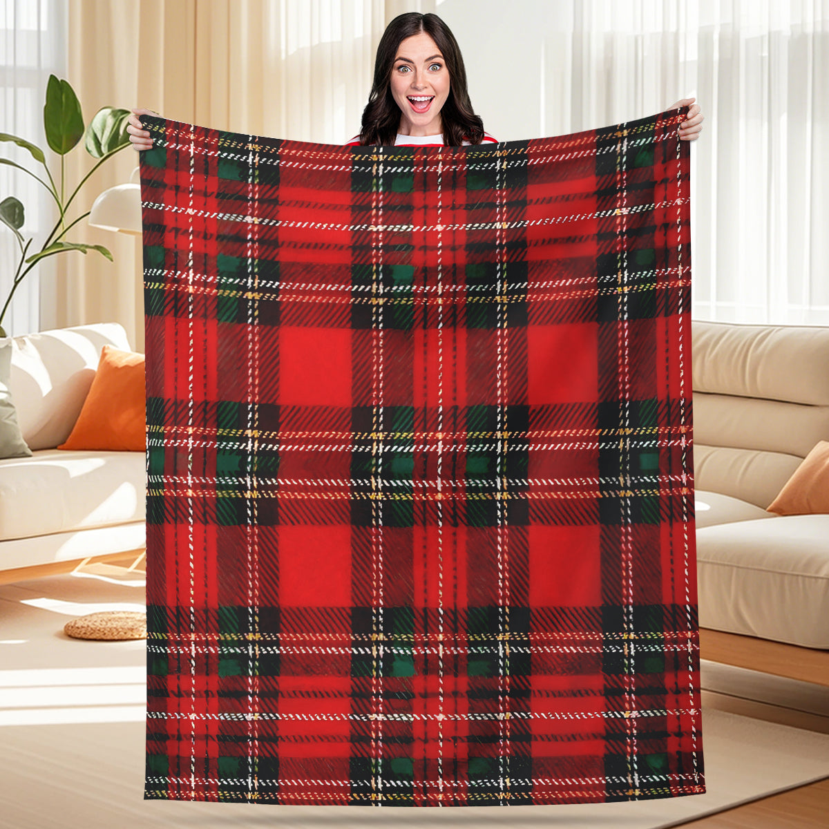 Checkered Pattern Blanket