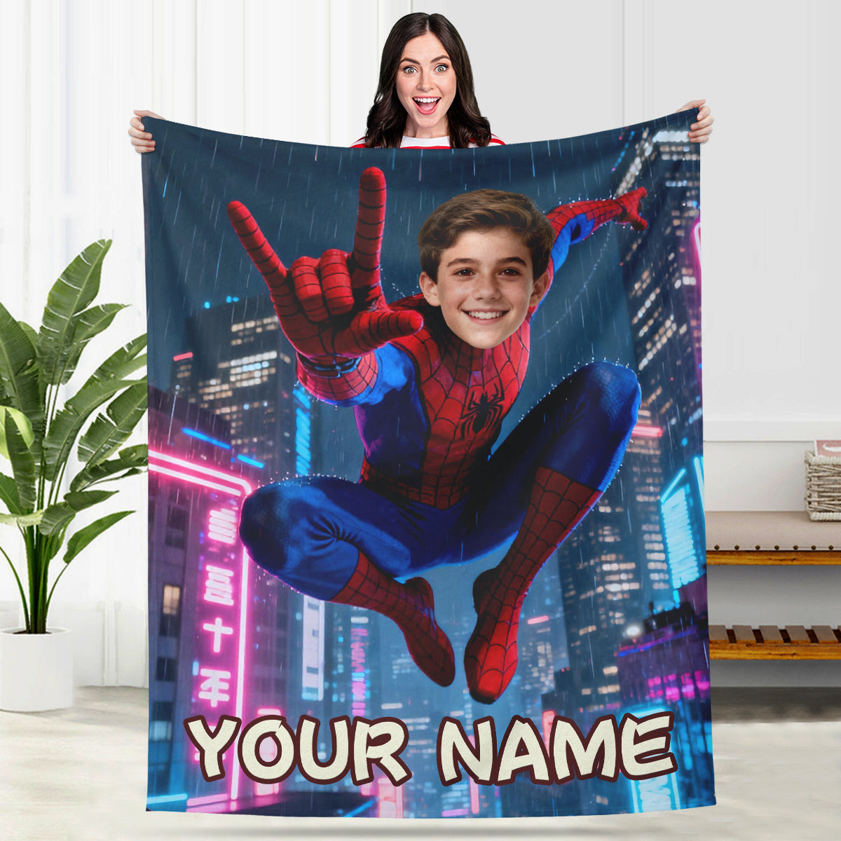 Spider-Man Heroes Custom Blanket