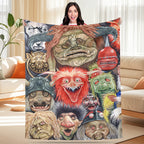 Horror Clash Fleece Blanket