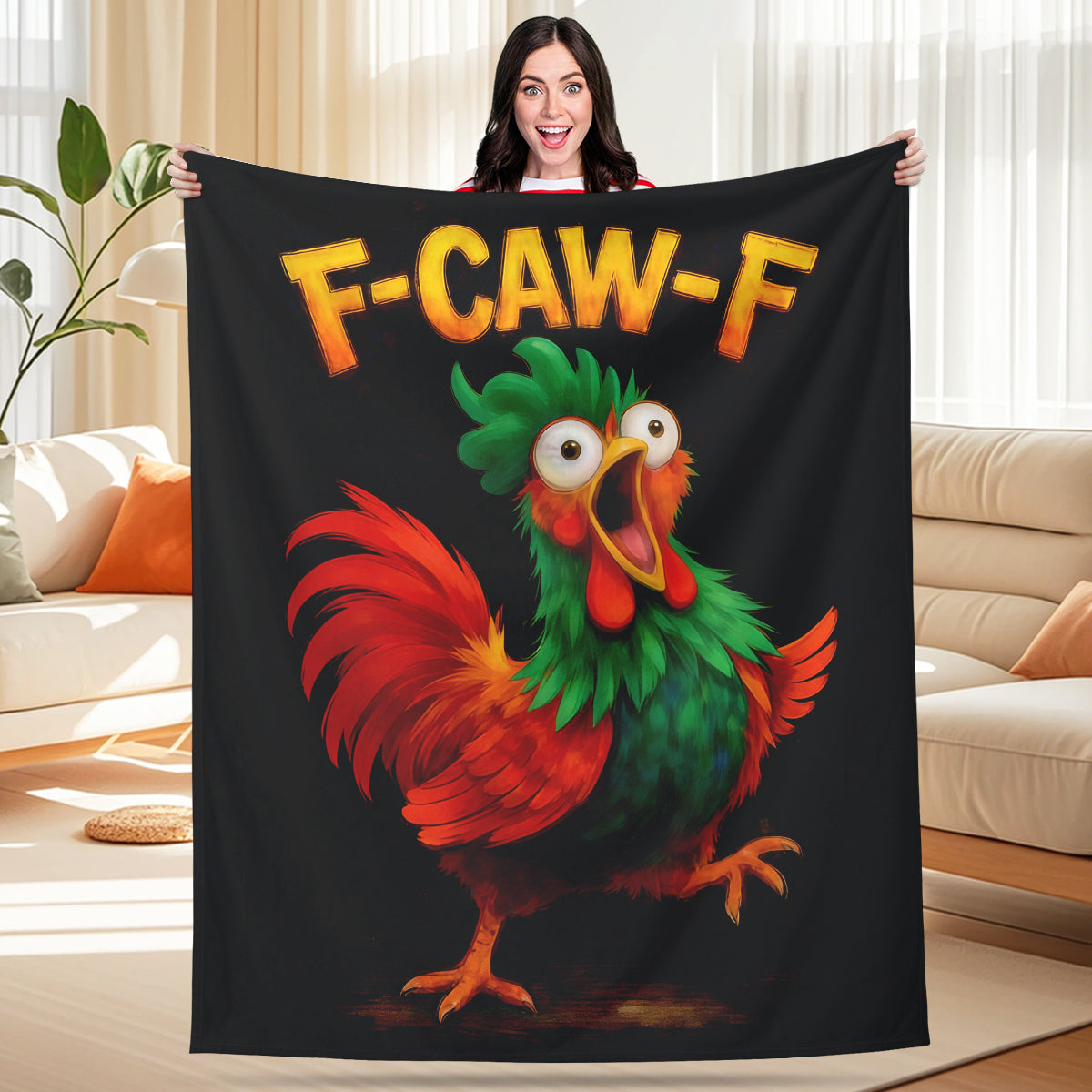 Specific Cozy f-caw-f Blanket