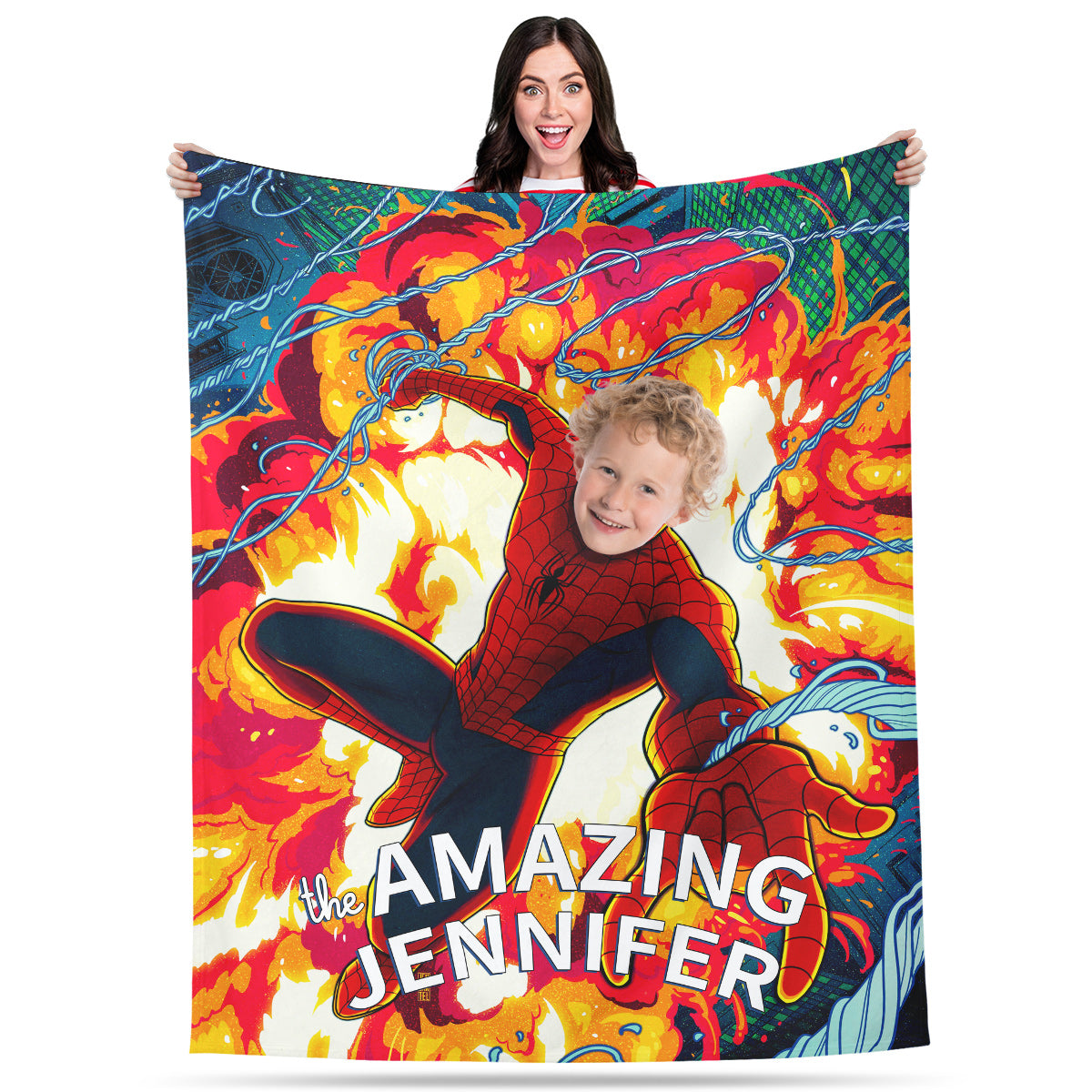 Spider-Man Heroes Custom Blanket
