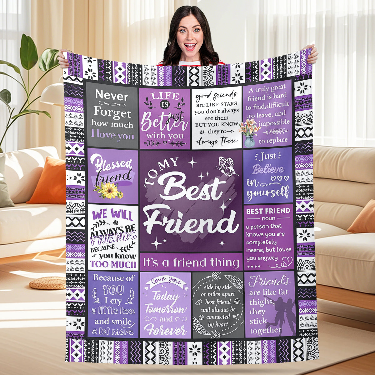 Specific Design Polyester Blanket