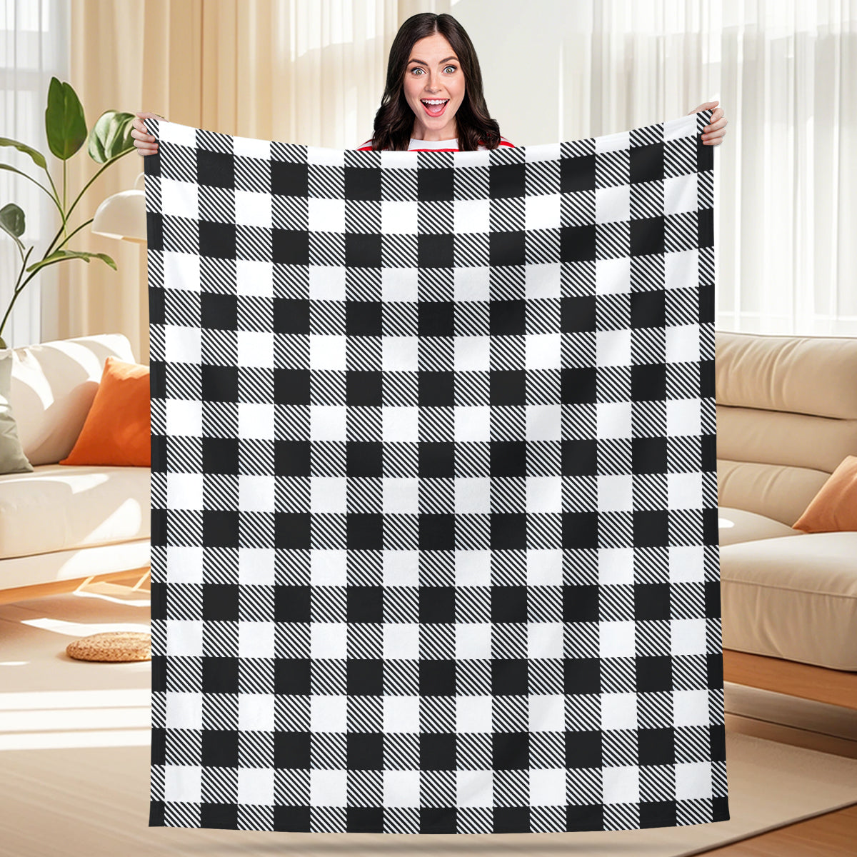 Checkered Pattern Blanket