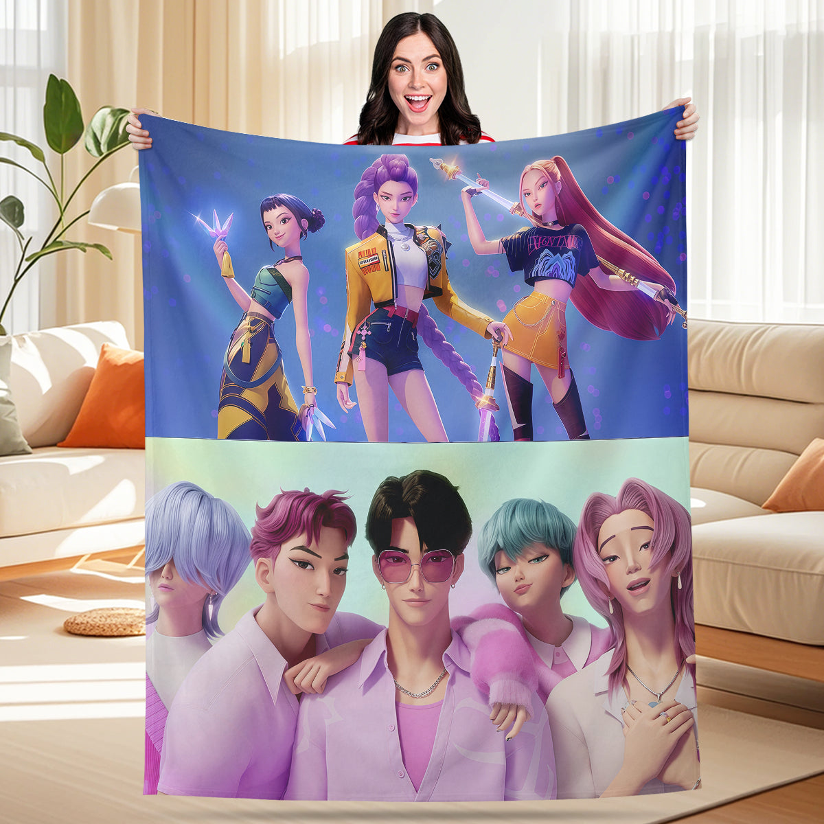 Kpop Stars Fleece Blanket