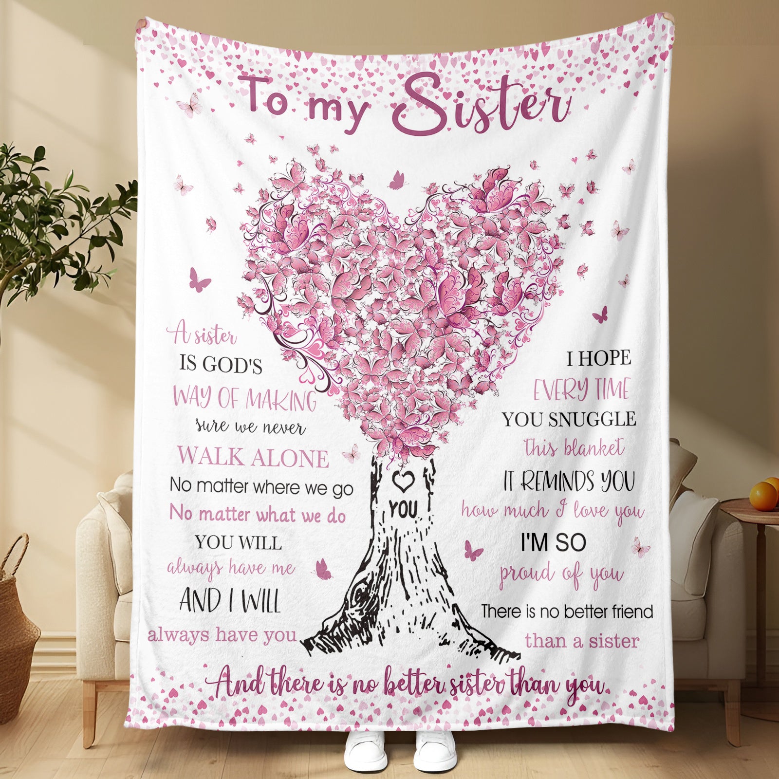 Sweet Memories Blanket for Sisters