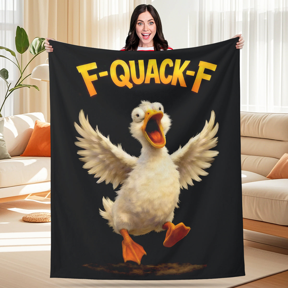 Specific Cozy f-quack-f Blanket