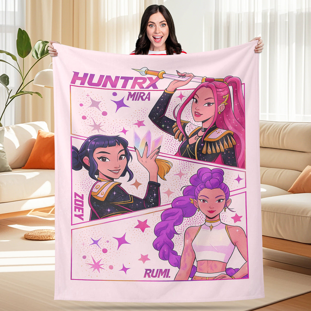 Kpop Stars Fleece Blanket