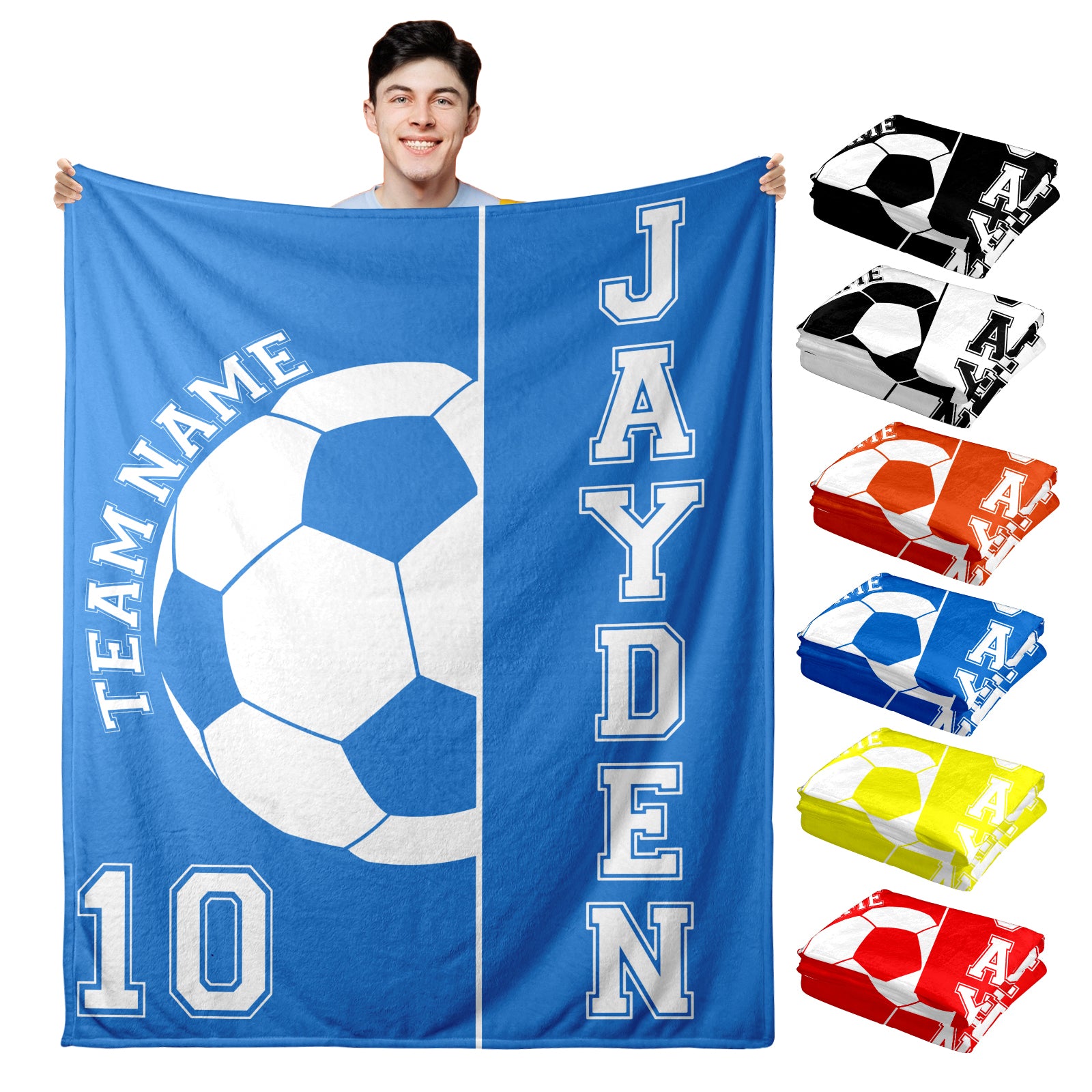 Custom Blankets for Sports Lovers with Name