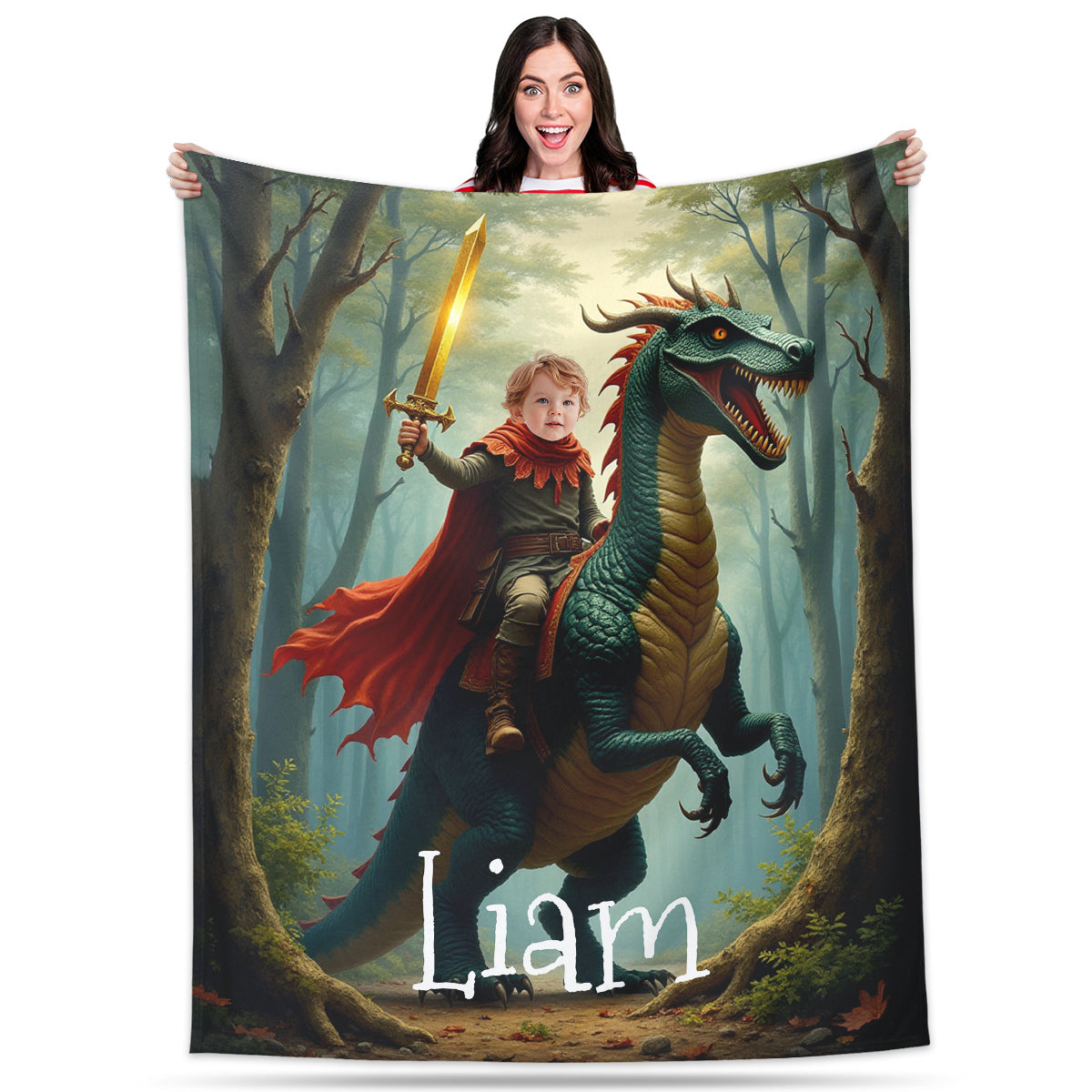Cartoon Dreams Personalized Blankets