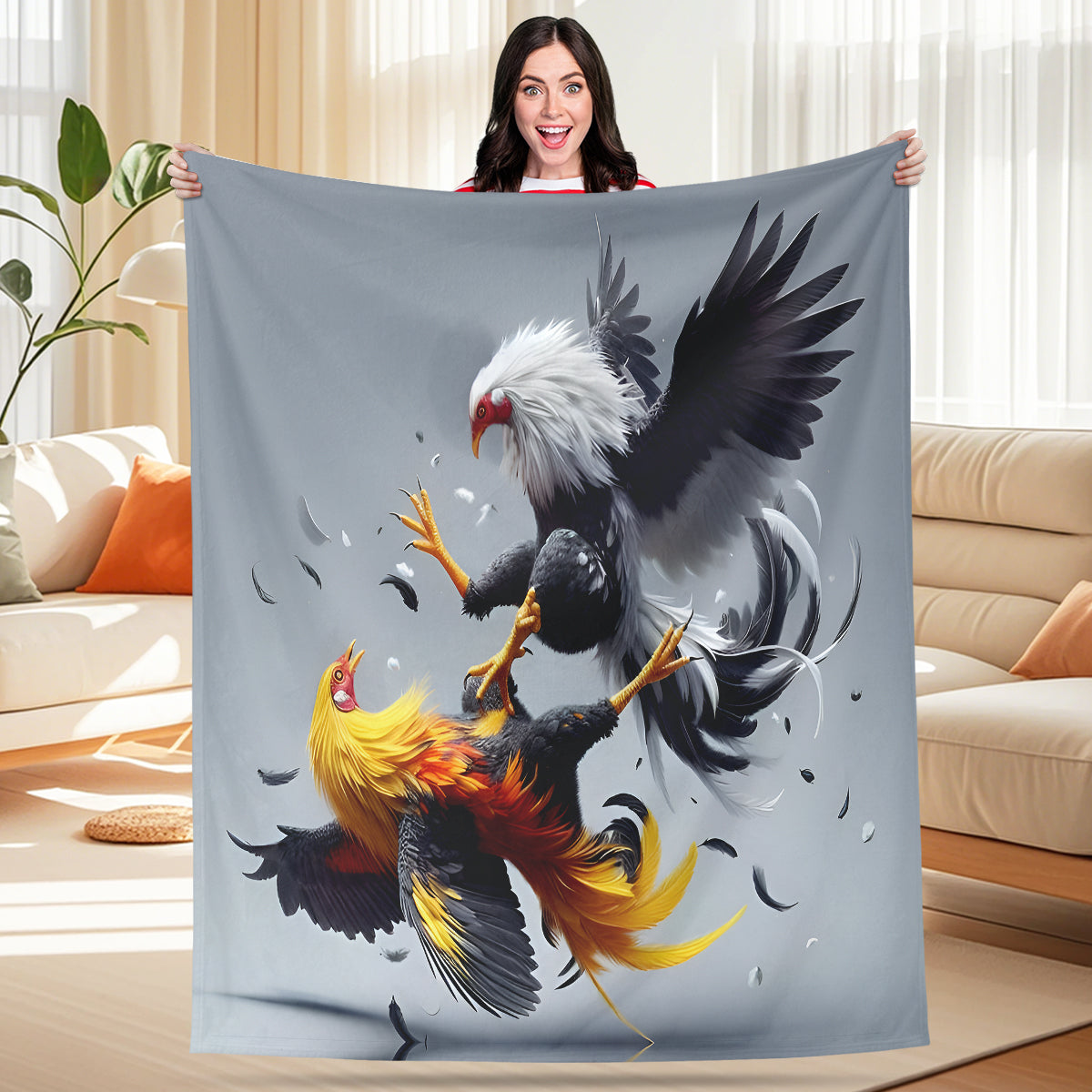 Specific Cozy Polyester Animal Blankets