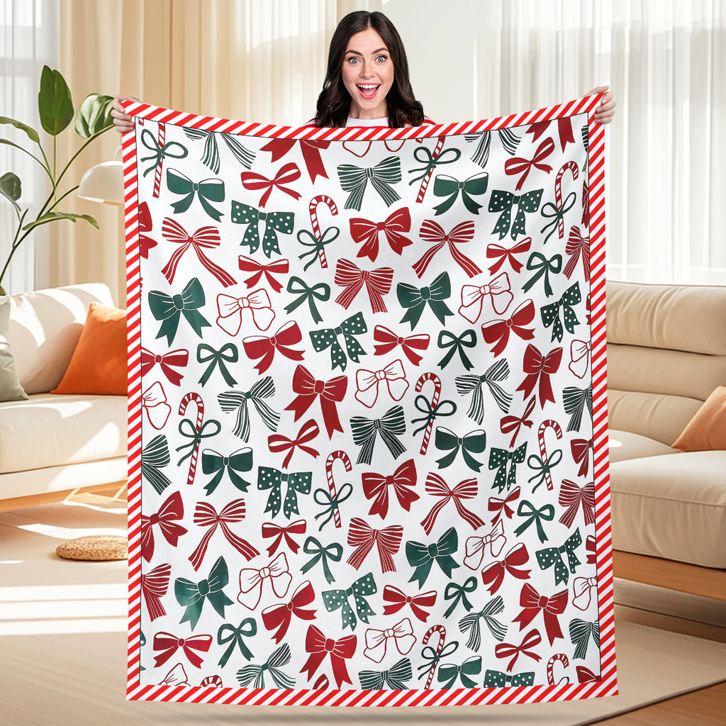 Specific Design Blanket with Bow