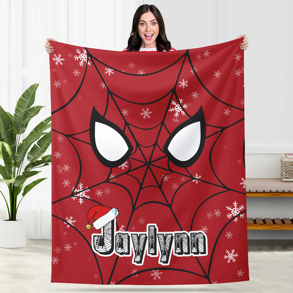 Personalized Spider-Man Blanket