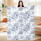Flower Garden Polyester Blanket