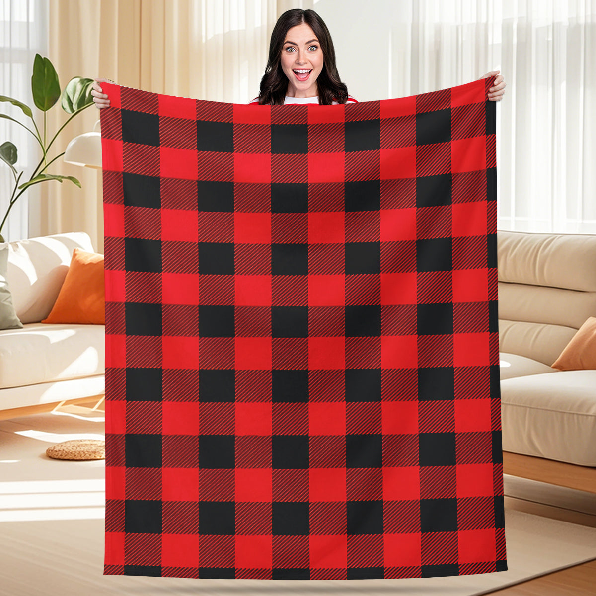 Checkered Pattern Blanket