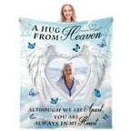 Custom memorial blanket for a loved one