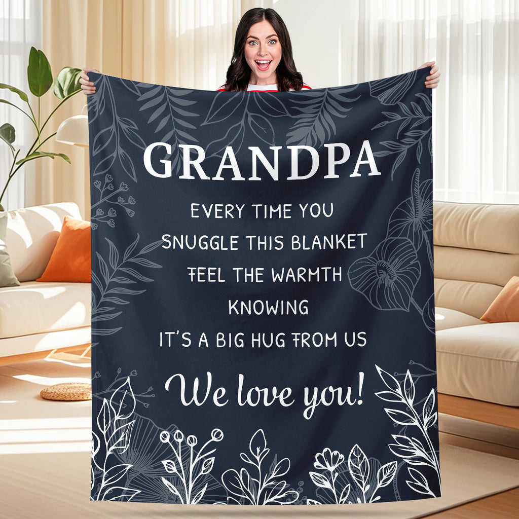 Memorial blanket for Grandfather