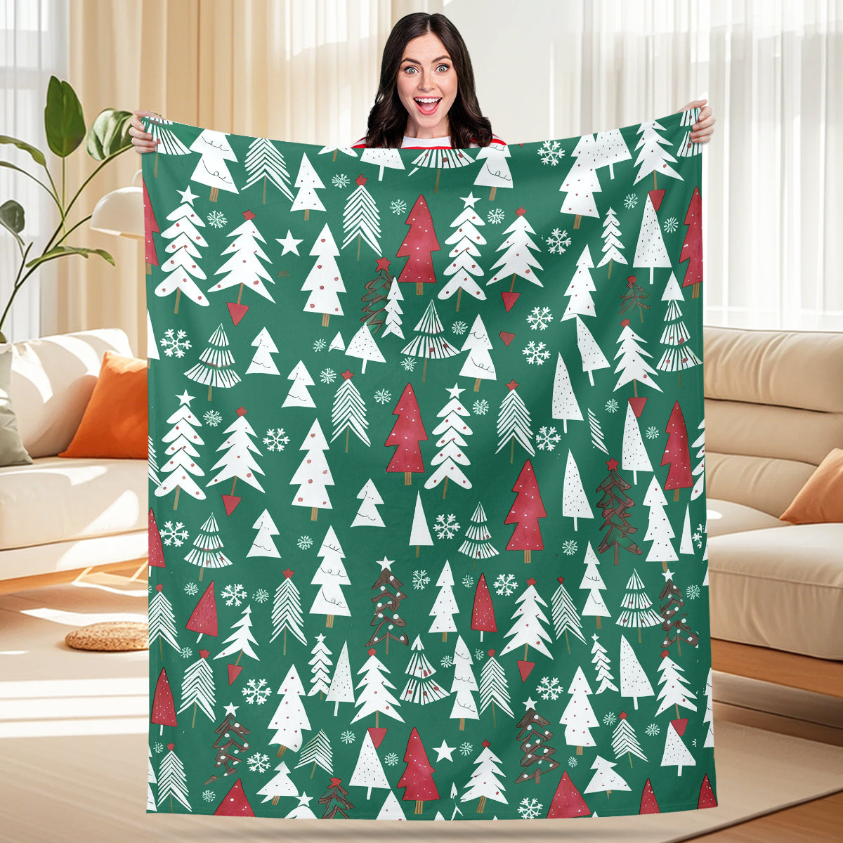 Christmas Tree Blanket