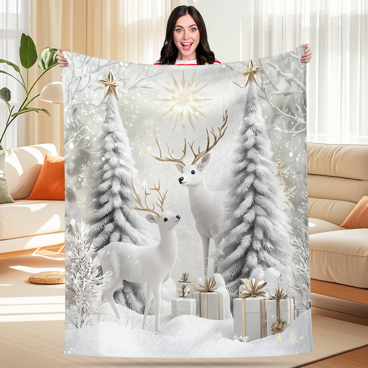 Christmas Tree Delight Blanket
