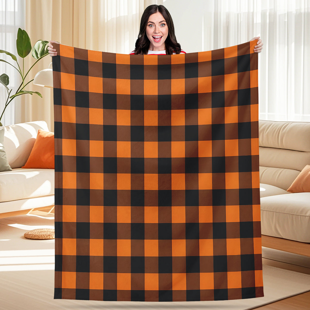 Checkered Pattern Blanket