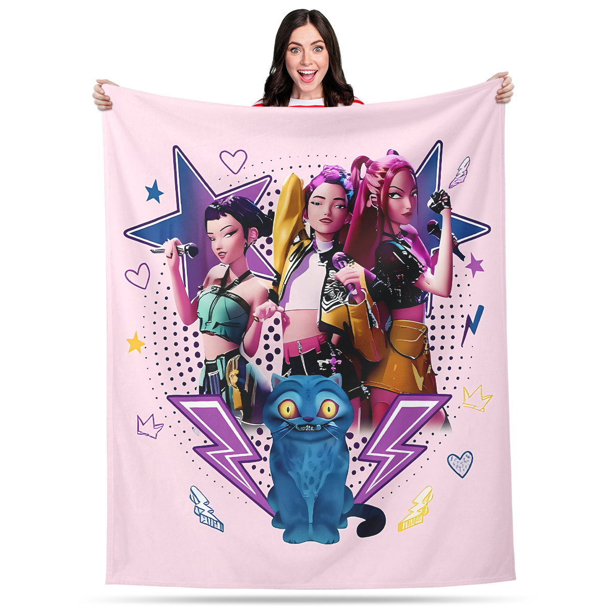 Kpop Stars Fleece Blanket