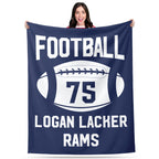 Custom Blankets for Sports Lovers with Name