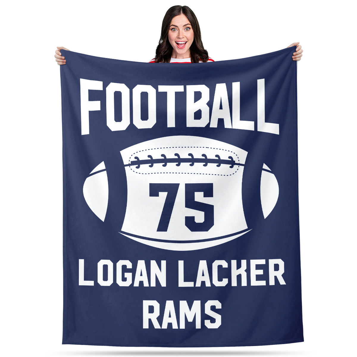 Custom Blankets for Sports Lovers with Name