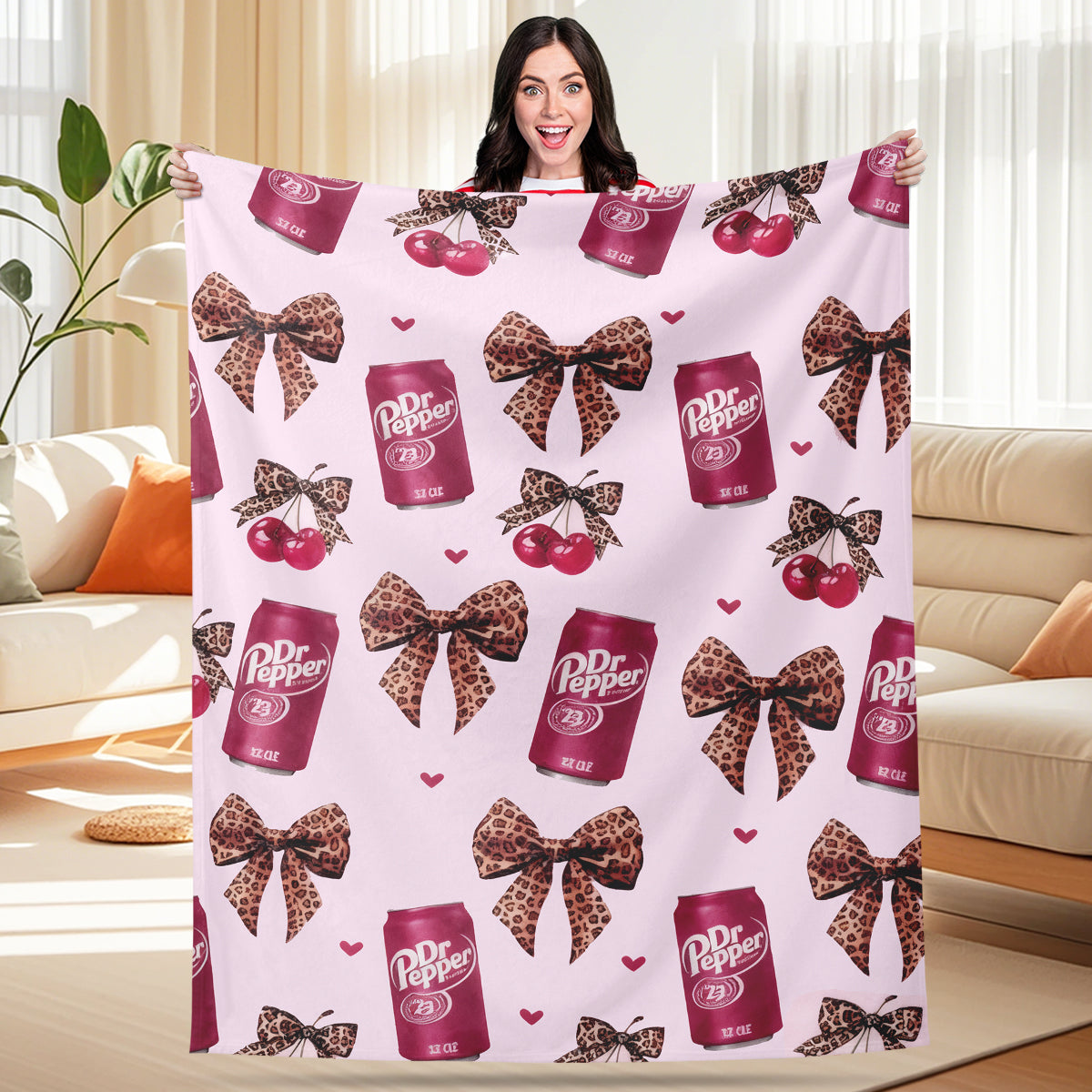 Specific Design Blanket with Bow