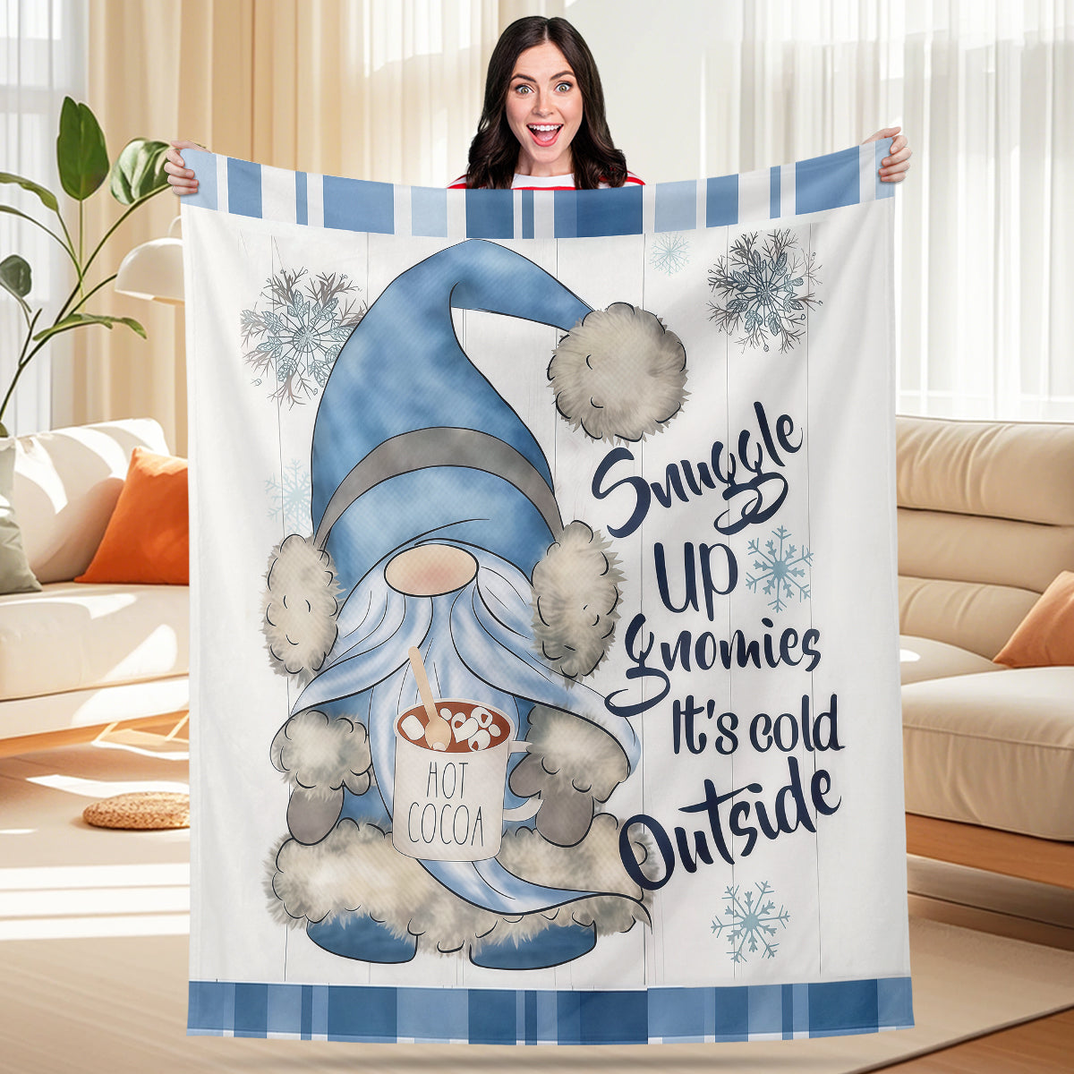 Merry Santa Claus Christmas Blanket