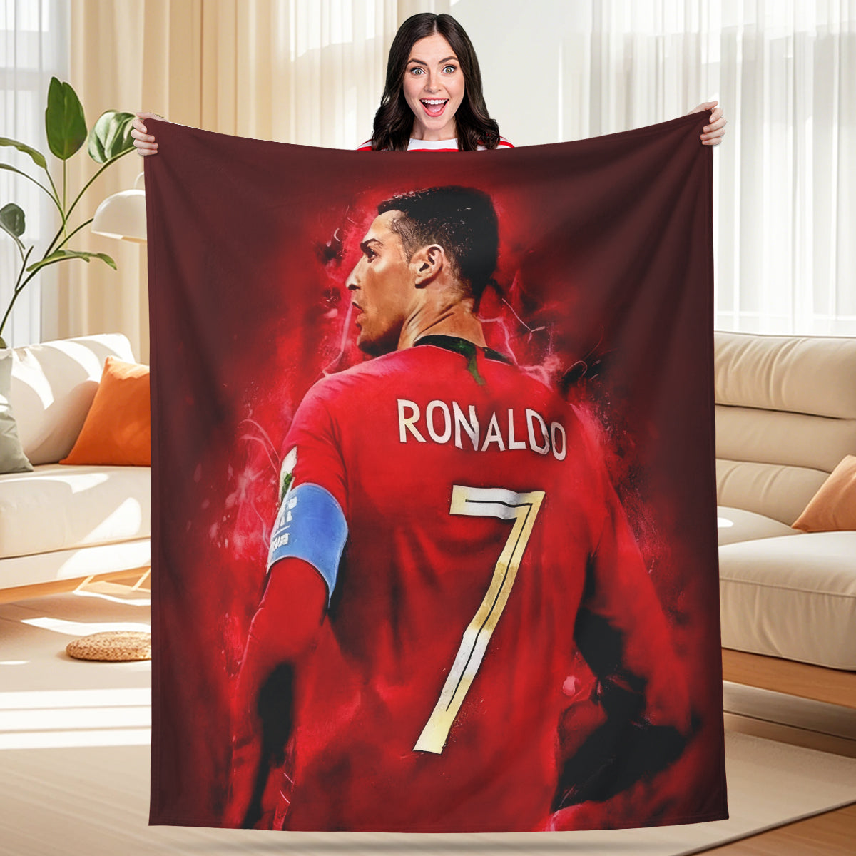Soccer Star Fleece Blanket