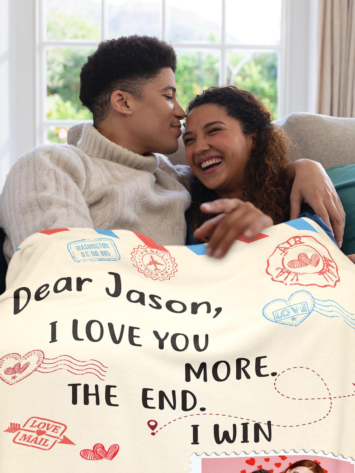 Custom Love Blanket for Wife