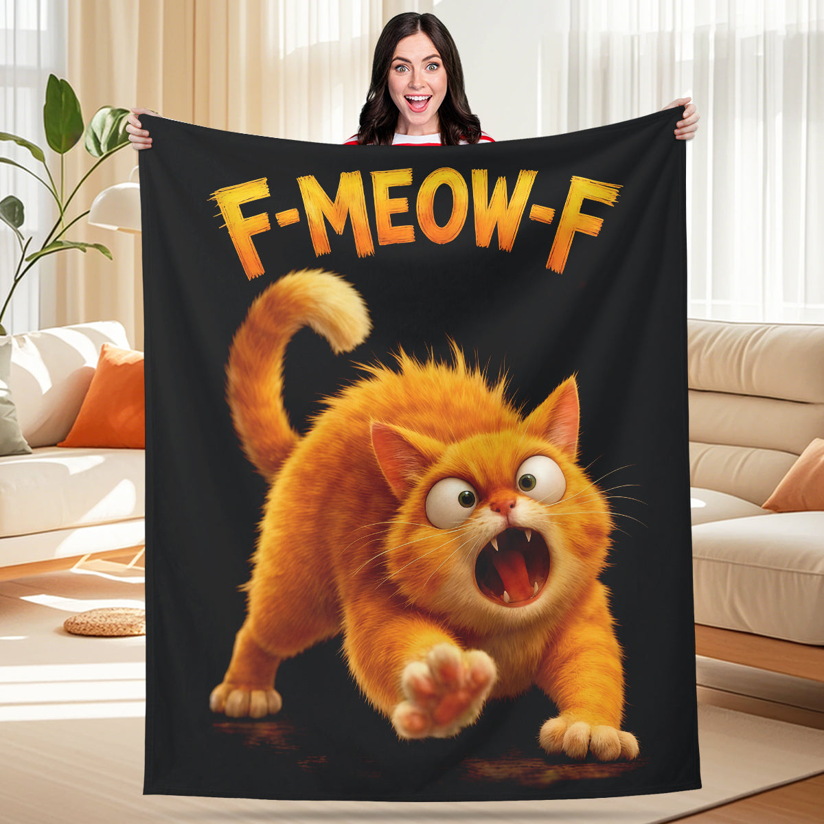 Specific Cozy f-meow-f Blanket