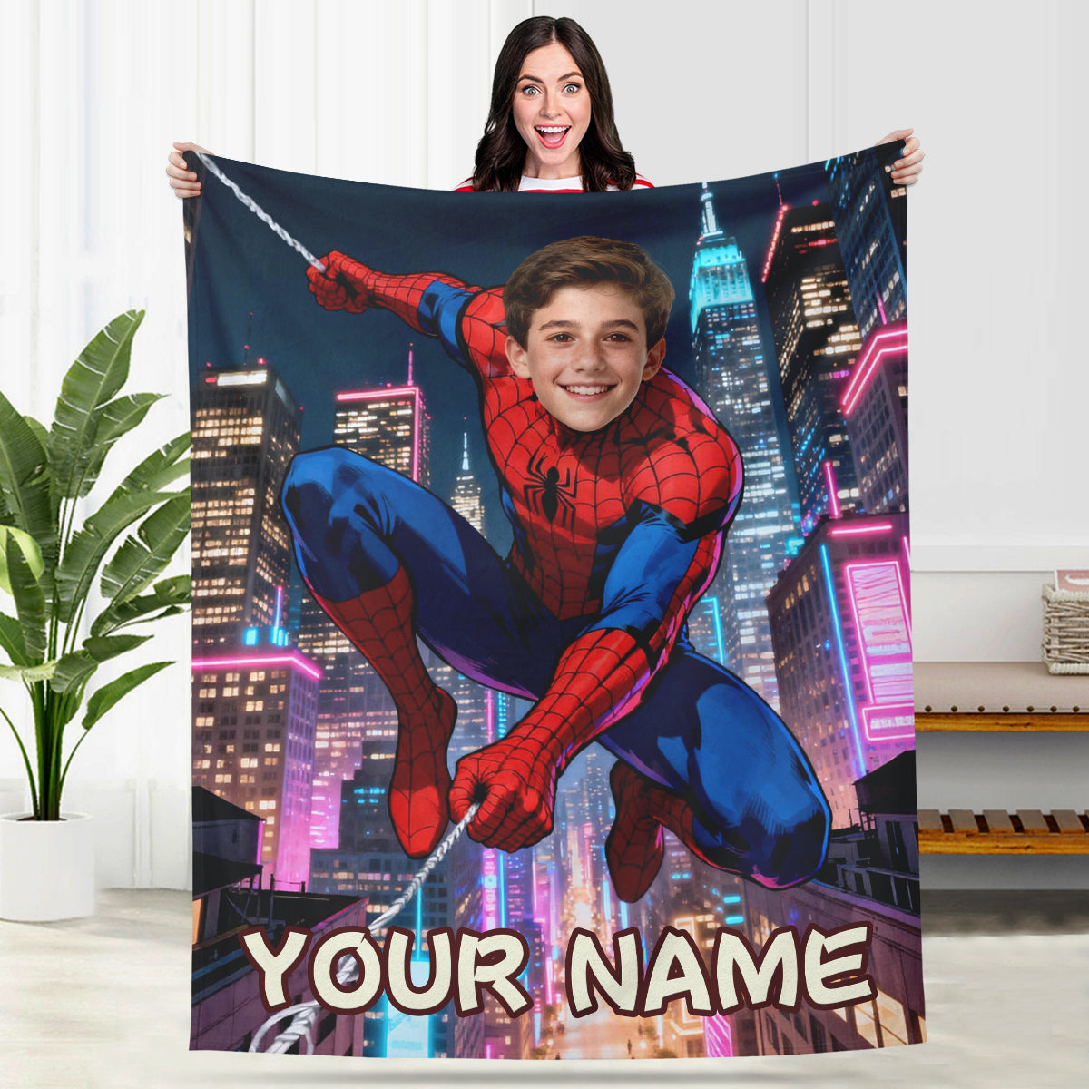 Spider-Man Heroes Custom Blanket