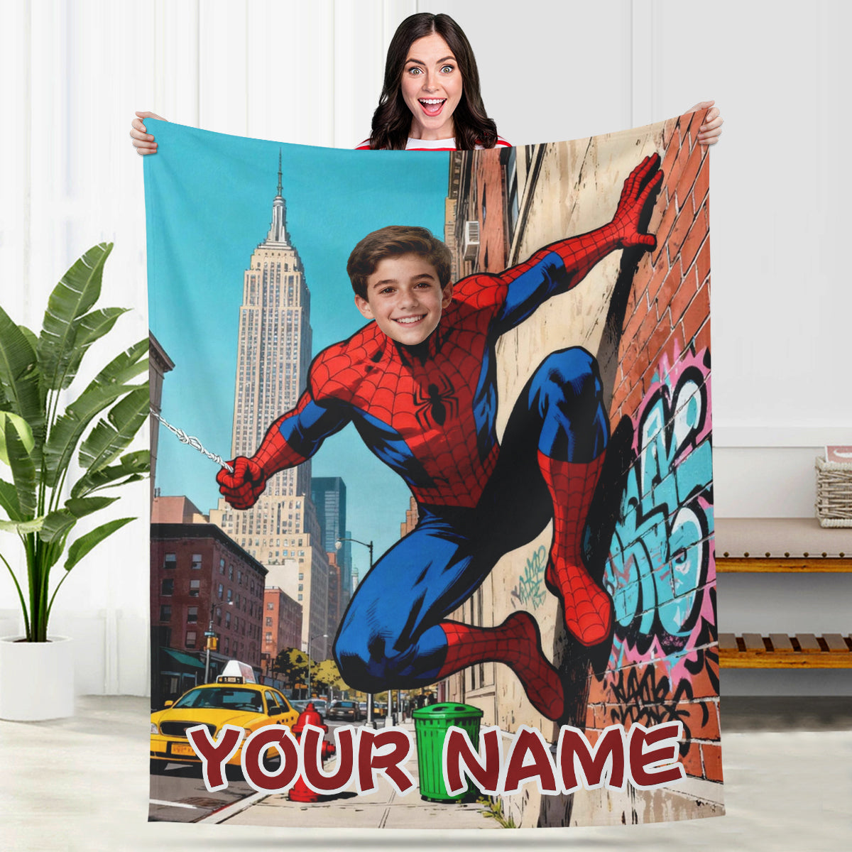 Spider-Man Heroes Custom Blanket