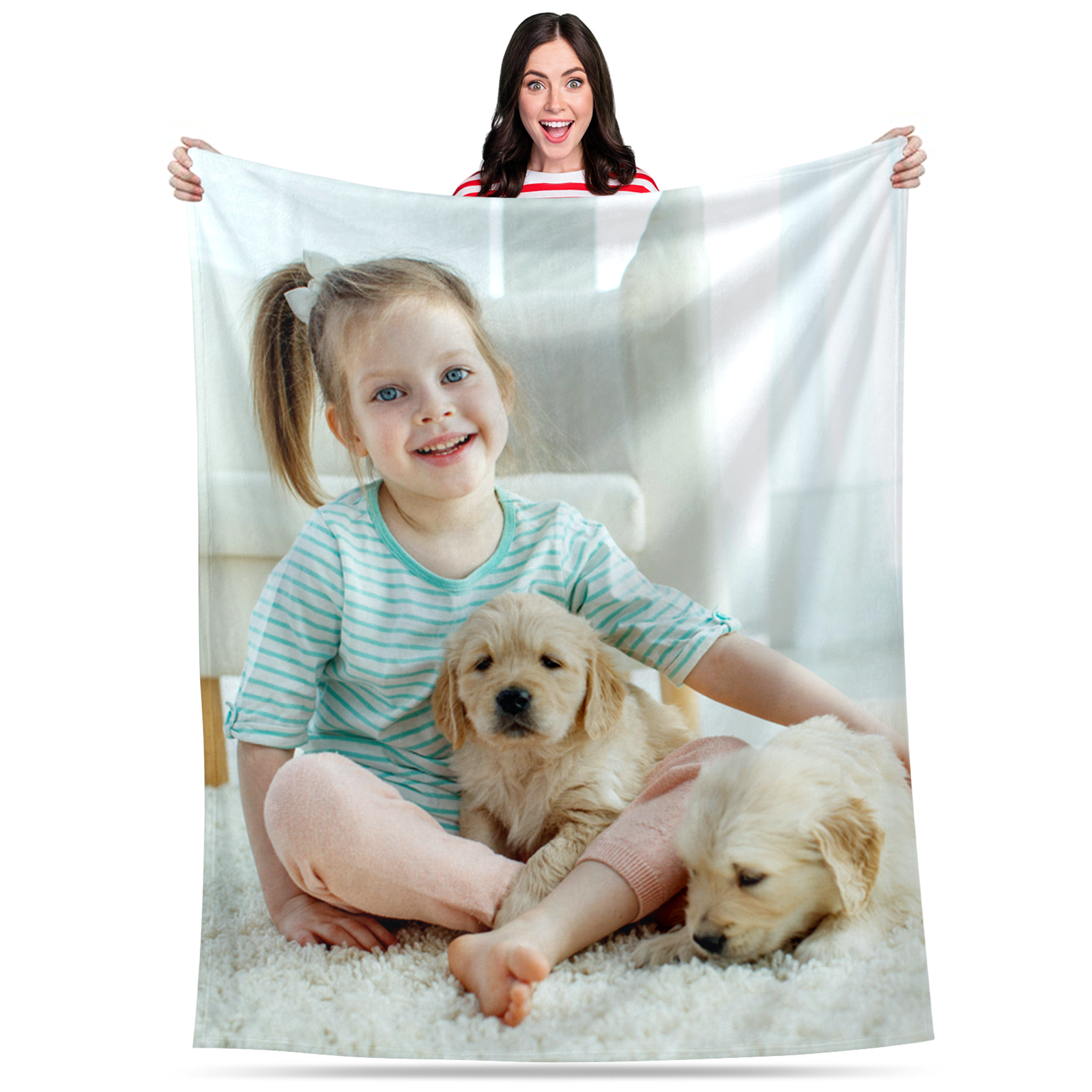 Custom Blanket for Kids & Pets