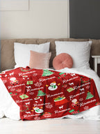 Personalized Blanket for Christmas with Name